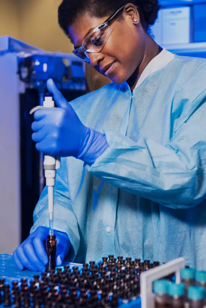 Scientist working in a laboratory